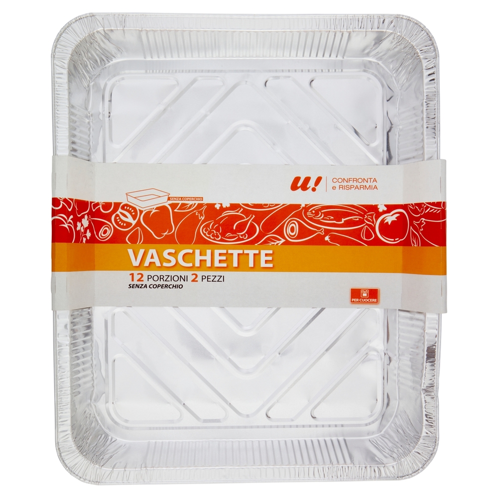 2 Vaschette 12 Porzioni U! Confronta e Risparmia